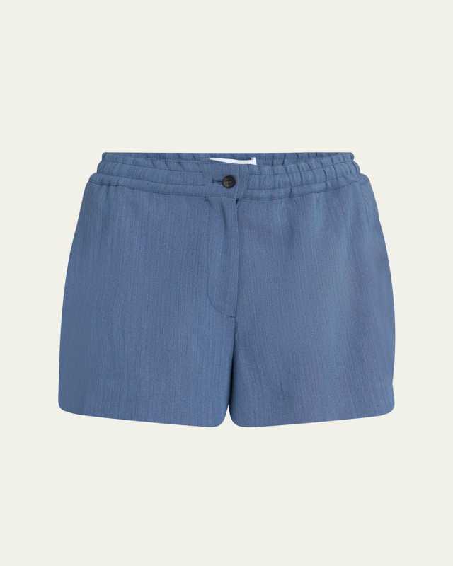 Wool Faille Shorts